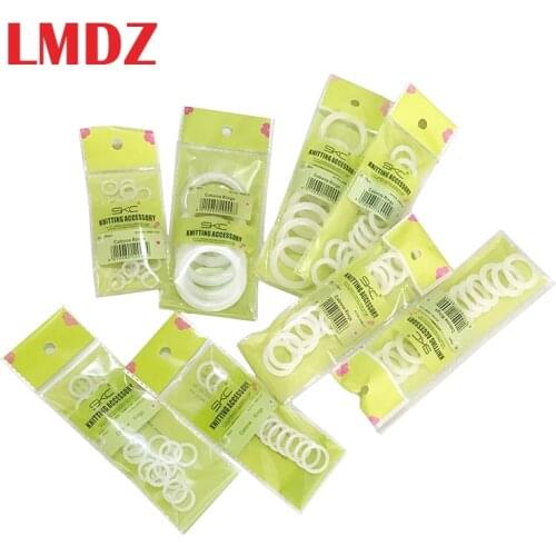 LMDZ 8Size DIY Manual Handbag Material Plastic Ring Hook Handbag Accessories 12.7-50mm Plastic Circle Hook Slippers Curtain Ring