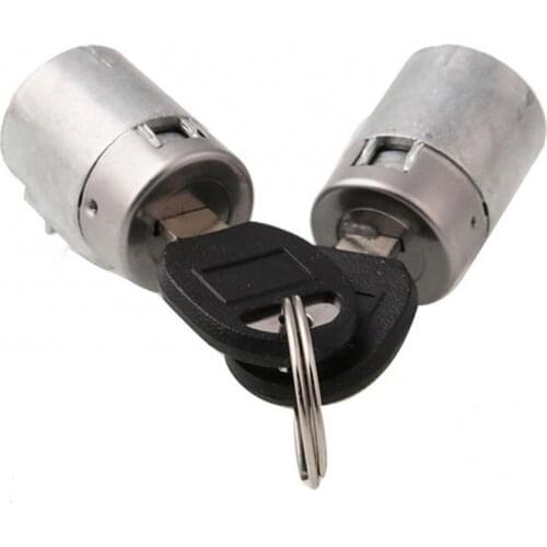 80% Hot Sell 1 Pair Metal Car Door Lock Cylinder with 2 Keys Auto Accessory for Chevrolet GMC