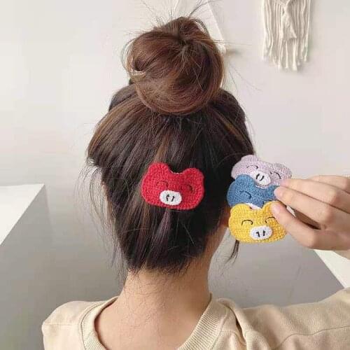 Girl Cute Hairband Hair Accessories Animal Hairpins Various Colors Cartoon Hairband Headdress New Gifts for Friends
