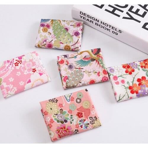 6pcs/5pcs/4pcs 20*25cm Multipurpose Flower Pattern Fabric Japanese Style Sewing Supplies Cotton Patchwork Cloth DIY Handmade