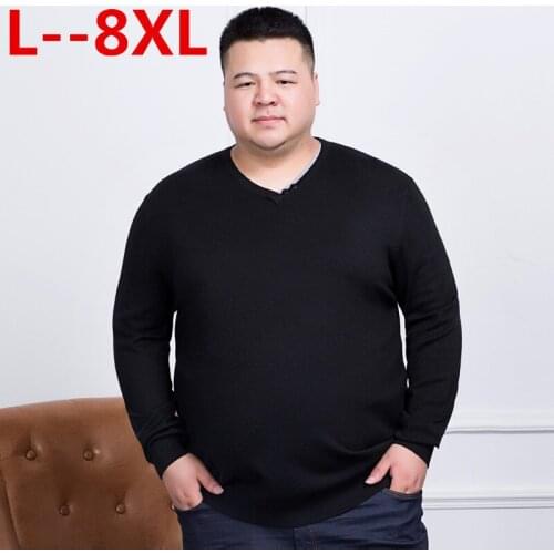 10XL 8XL 6XL 5XL Spring Winter New Sweater Men Slim Fit Knitted Pullover Men Fashion Plus Size High Quality Brand Sweater