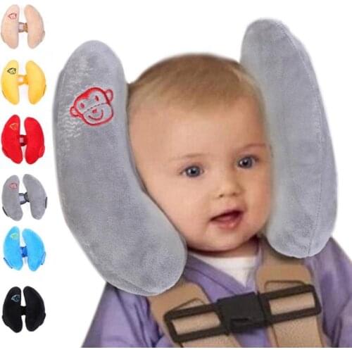 Soft Toy Toddler Headrest Baby Pillow Baby Head Protection Children Car Safety Seat Neck Support Pillows Stroller Accessories