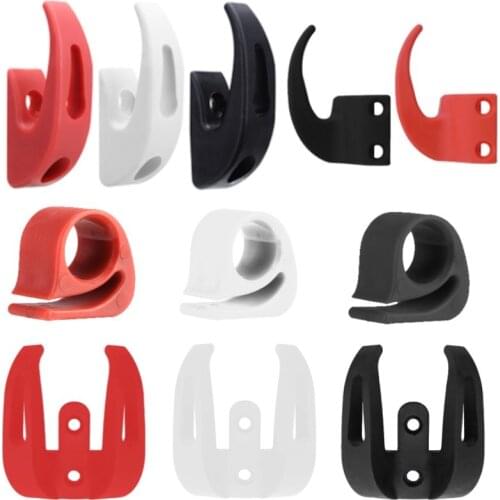 Electric Scooter Nylon Front Hook Portable Grip Handle Hook Hanger for Ninebot MAX G30 Kick Scooter Accessories Red Black White