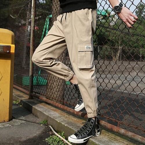 2021 new men overalls black casual jogging pants spring and summer men pants trousers men fashion casual street pants
