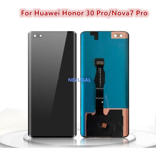 Original NEW for Huawei Honor 30 Pro LCD Touch Screen Digitizer Assembly 6.57" For Huawei Nova 7 Pro LCD Display EBG-AN00 LCD