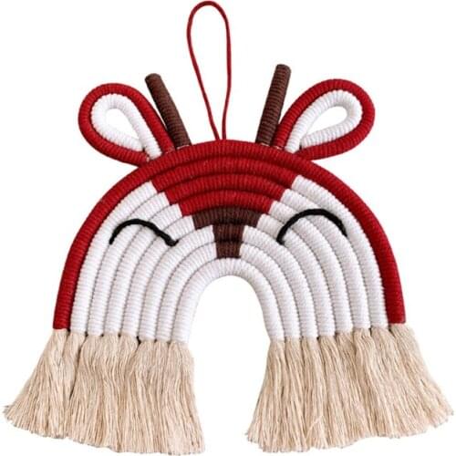 Children Room Handmade Woven Cotton Rope Animal Hanging Decoration Wall Hanging Decor