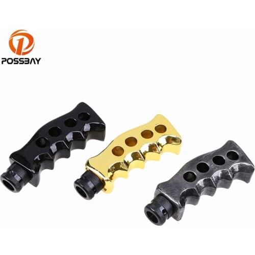 POSSBAY Grip Shift Knob for Audi Peugeot Mercedes Toyota Collar Universal Shift Knob Interior Shift Lever Knob Black/ Gold /Gray