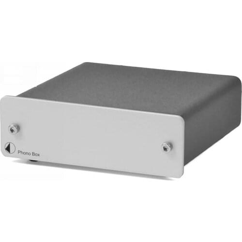 Pro-ject Phono Box vinyl record player MM/MC phono amplifier, noise MM: 86dB, noise MC: 68dB, THD 0.002