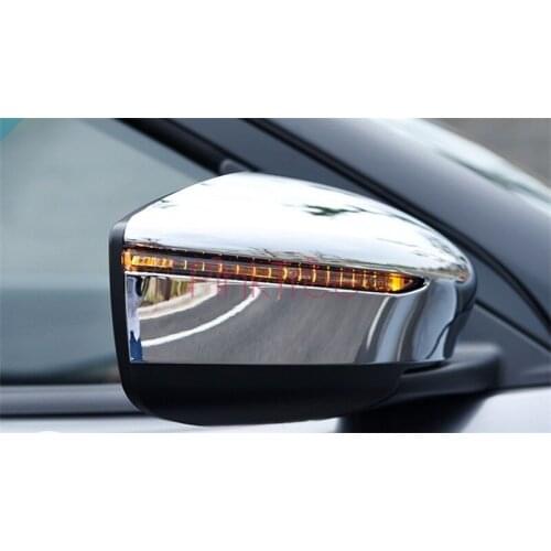 Exterior Accessories Car Styling For Nissan Kicks 2017 2018 2019 ABS Chrome Side Wing Door Rearview Mirror Cover Trim
