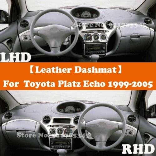 Suede Leather Dashmat Accessories Car-Styling Dashboard Covers Pad Sunshade For Toyota Platz Echo 1999 2000 2001 2002 2003-2005
