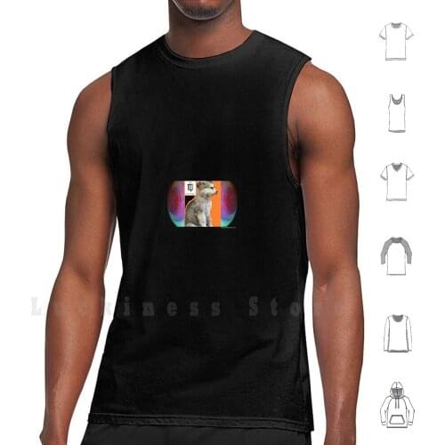 The Virgo Cosmos Wolf Cub Tank Tops Vest Sleeveless Virgo Wolf Cub Wolf Cosmic Energy Spirit Animal Spirit Totem