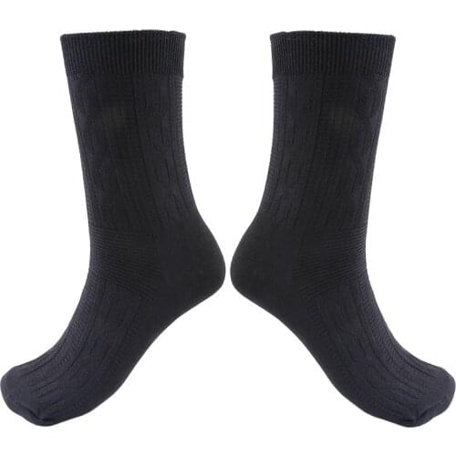 5Pair/pack Mens Business Socks Top Quality Male Socks solid color Striped Spiral Socks Mens Clothing Accessories
