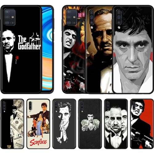 Case For Samsung Galaxy A51 A71 A21s A12 A31 A72 A52 A32 5G A41 A02s Ultra Thin Silicone Phone Cover Coque Scarface Godfather