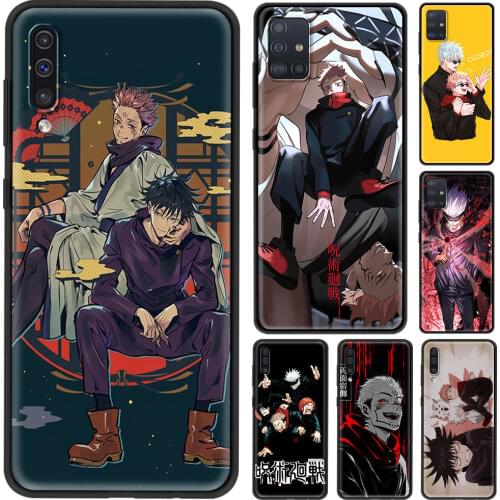 Cellphone Case For Samsung A50 A70 A60 A50s A90 A80 A40 A30s A20s A10s A10e Anime Jujutsu Kaisen Satoru Gojo Cover TPU Shell