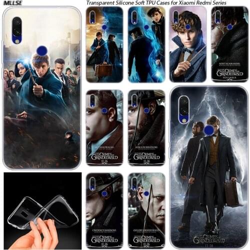 Fantastic Beasts Hot Soft Silicone Case for Xiaomi Redmi K20 7 7A 5 5Plus 6 6A S2 Note 8 7 6 5 Pro Fashion Cover