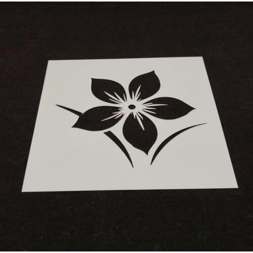 Flower pvc Layering Stencils for DIY Scrapbooking/photo album Decorative Embossing DIY Paper Cards Crafts