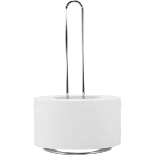 Paper Holder Toilet Paper Holder Bathroom Suction Hanger Tissue Rack Kitchen Towel Hook 12 X 32 X 12 Cm Silver Glossy