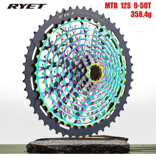 MTB Cassette 12 Speed Cassette 9-50T Ultimate XD Cassette Rainbow ULT Cassette Ultralight 12s Cassette 1299 k7 Bicycle Cassette
