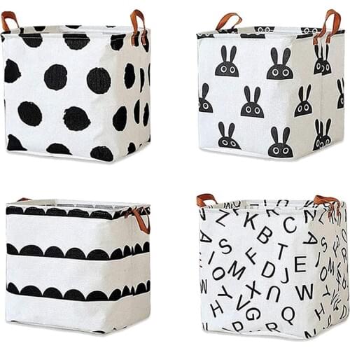 Storage Baskets for Shelves,Storage Basket Bin Set,Laundry Basket,Foldable Storage Baskets for Toys,4 Pack