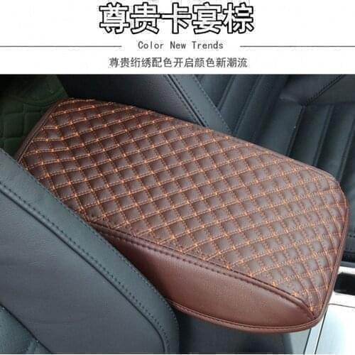 Car Center Console Armrest Box Cover Leather Protection Pad for Hyundai LAFESTA 2018
