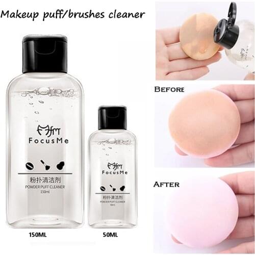 Natural Makeup Puff Brushes Cleaning Liquid Puff Sponge Beauty Egg Makeup Tools Washing&Cleansing Quick Remove Makeup Cosmetics