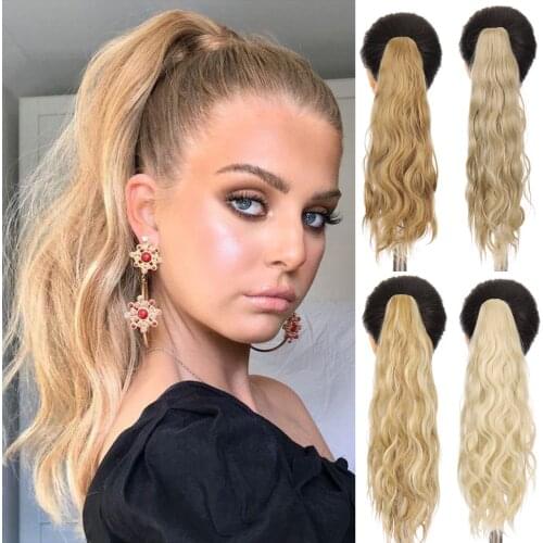 LVHAN Claw Clip Ponytail Big Wave Synthetic Ponytail Hair Extension Womens Daily Wear New Fashion Wig
