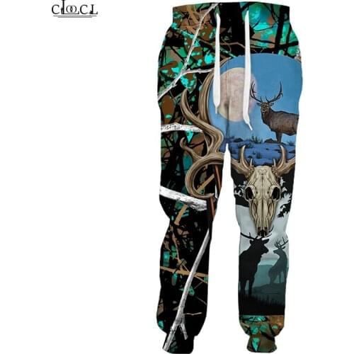 CLOOCL Animal Hunting Deer 3D Print Men Women Trousers Hip Hop Hot Selling Harajuku Jogging Men Pants Drop Shipping