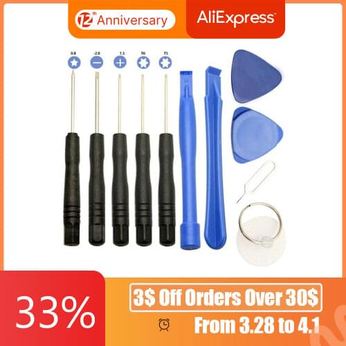 6/11 in 1 Mobile Phones Opening Screen Pry Tools Repair Kit Mini Screwdrivers telephone Tools Set For iPhone Samsung HTC