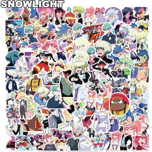 10/50pcs/set Cartoon Anime PROMARE Graffiti Stickers For Laptop Diy Luggage Phone Case Skateboard Kids Helmet Mixed Guitar