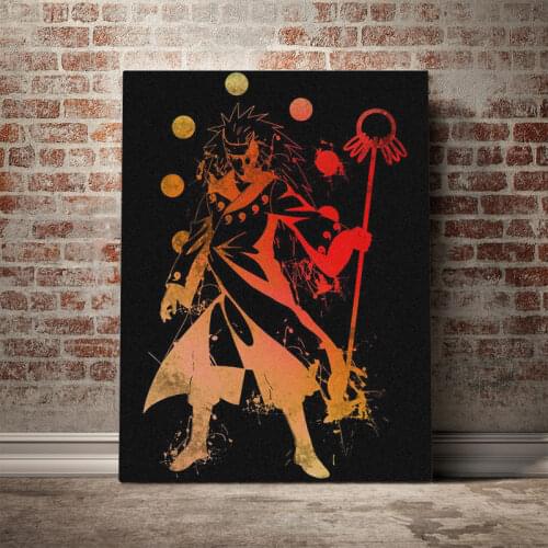 Rikudousennin Modo uchiha madara Posters and Prints Classic Japanese Anime Canvas Painting Wall Art Pictures Living Room Decor