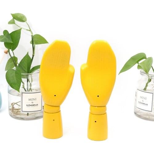 One Pair Children Child Wood Wooded Mannequin Hand Model For Display