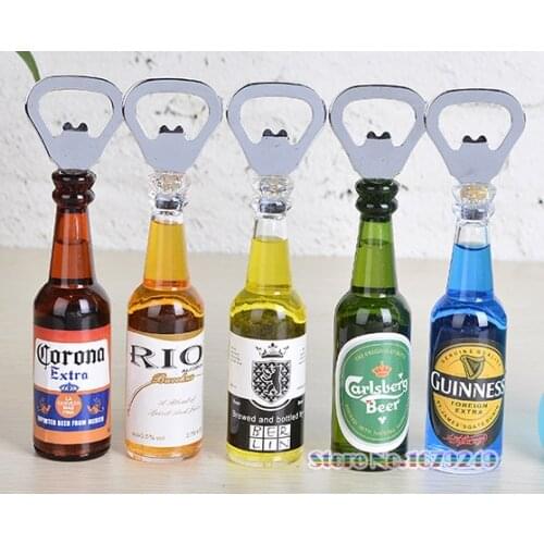 Rio Wine Beer bottle opener Mini bar beer bottle opener Bottle Opener Bottle To Open Decorative Refrigerator Magnets Kitchen