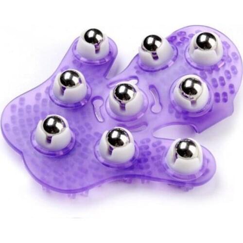 Back Massage Glove With Roller Ball Pain Relief Relief Relax Massager Tool For Neck Back Shoulder Buttocks Body Health Care