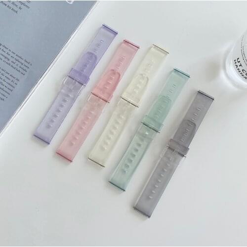 Color Changing Strap Samsung Galaxy Watch 3 41mm 45mm Band 20mm 22mm Bracelet for Galaxy Watch 42mm 46mm Replacement Strap