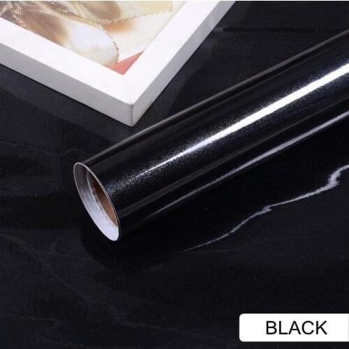 Thick Orange Paint Pearlescent Furniture Renovation Stickers Cabinet Kitchen Table Bright Orange Wallpaper Self-Adhesive Waterpr