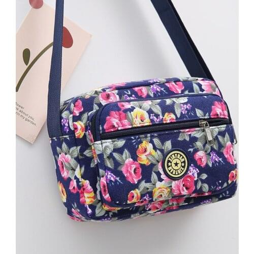 2021 Ladies Canvas Crossbody Bag New Womens Bag Source Elderly Cloth Bag Korean Canvas Straddle Bag Single Shoulder Bag