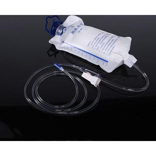 1pc 1200ml Household Douche Cleaner Enema Anal Cleansing Medical Enema Bag Kits Washing Coffee Enema Anal Hygienic Shower