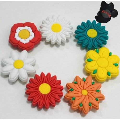 1PCS PVC Colorful Cute Plant Cartoon Fridge Magnets Kawaii Flower Refrigerator Magnetic Sticker Boys Girls Gifts StationaryToy