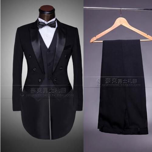 2020 new arrival slim men tuxedo suit set with pants mens suits wedding groom formal dress custom suit + pant + tie + vest 4X
