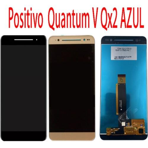 5,5 Inch Lcd Display Touch For Positivo QuantumV Qx2 Azul Preto Original Sensor Assembly