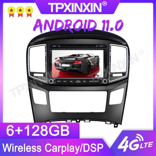 4+64G Android 10.0 For Hyundai H1 2016-2018 Car GPS Navigation Radio Player Car Multimedia Player Head Unit Tape Recorder IPS