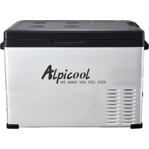 ChinaAlpicool 40L car home refrigerator mini fridge AC100-240V DC12/24V Portable Cold storage outdoor travel compressor small