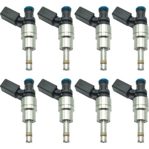 8Pcs Car Fuel injector for 2005-2009 Audi A3 A4 TT VW GTI EOS Jetta 06F906036A 0261500020 06F906036G