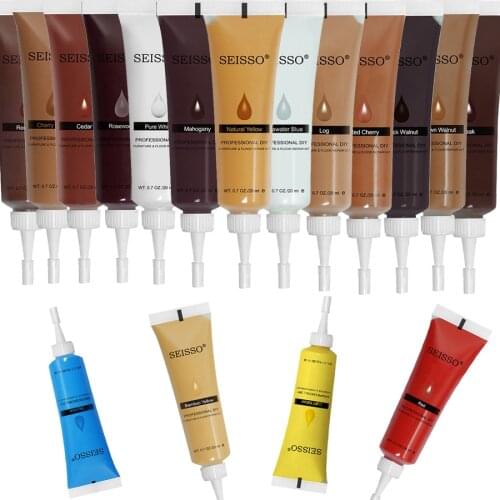 Wood Repair Furniture Scratch Filler Remover Wooden Floor Touch Up Tool Restore for Floor, Table, Door, Cabinet Wood Surface