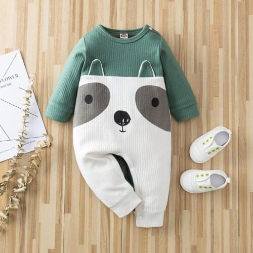 Baby Boy Clothes Romper Long Sleeves Green Newborn Baby Rompers Toddler Kids Outfits Baby Costume Girls Romper