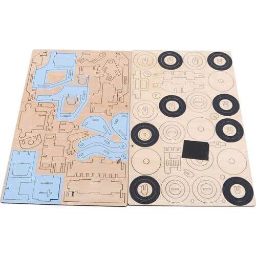 DIY 3D Wooden Car Truck Puzzle Game Children Kids Natural Color Toy Model Puzzles Educational Hobbies Gift