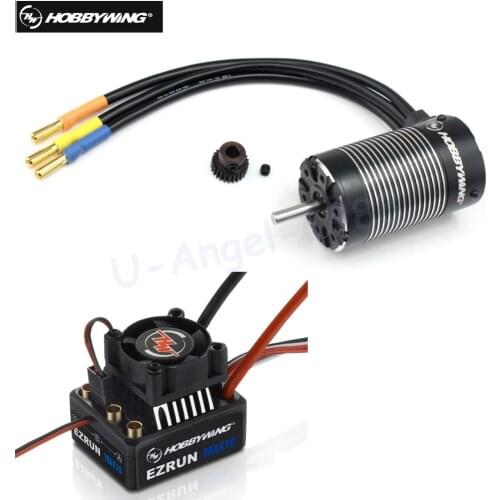 Hobbywing EZRUN MAX10 60A Waterproof Brushless ESC +3652 G2 KV5400/4000/3300 Motor for 1/10 RC Car