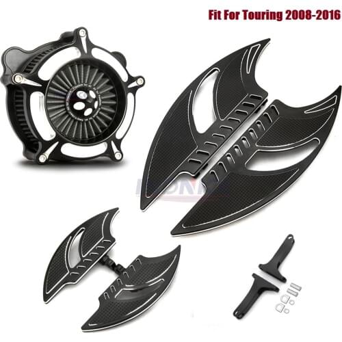 Fit For harley Softail Slim FLSL Fatboy Front Rear Floor board Foot peg Air Cleaner filters touring 2001-2007