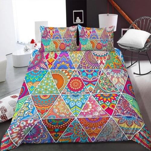 Bohemia Bedding Set 3D Duvet Cover Bed Linen Nordic Bed Cover Quilt Cover Adult Child Bed Sheets Comforter Bedding Set For Home