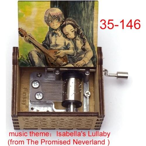 28 Different Styles Color Printing Not Fade The Promised Neverland Music Box Holiday Gifts for Wife Girlfriend